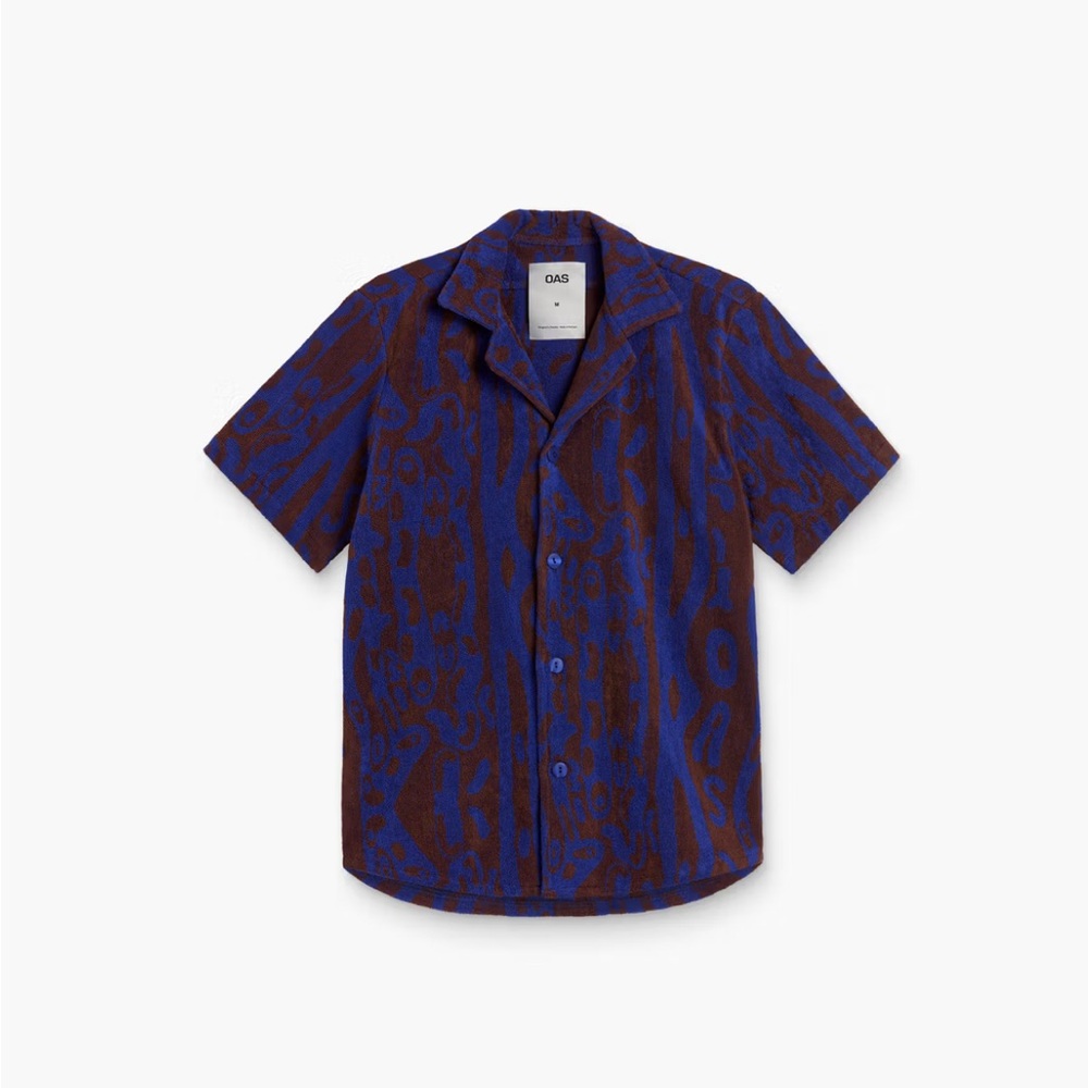 OAS Mens Thenards Jiggle Cuba Terry Shirt Size Medium